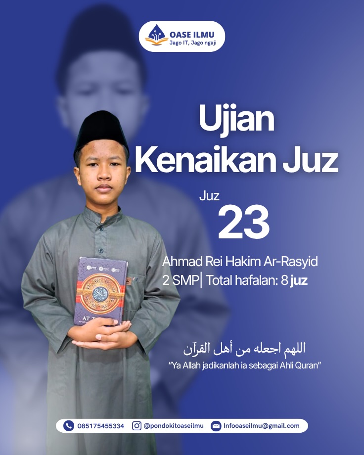 Ujian Kenaikan Juz 23 Rasyid